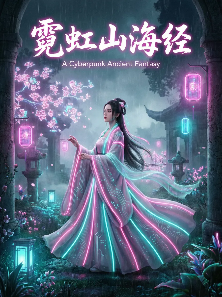 正能量视频www正能量网 古风奇缘短剧 - 霓虹山海经海报